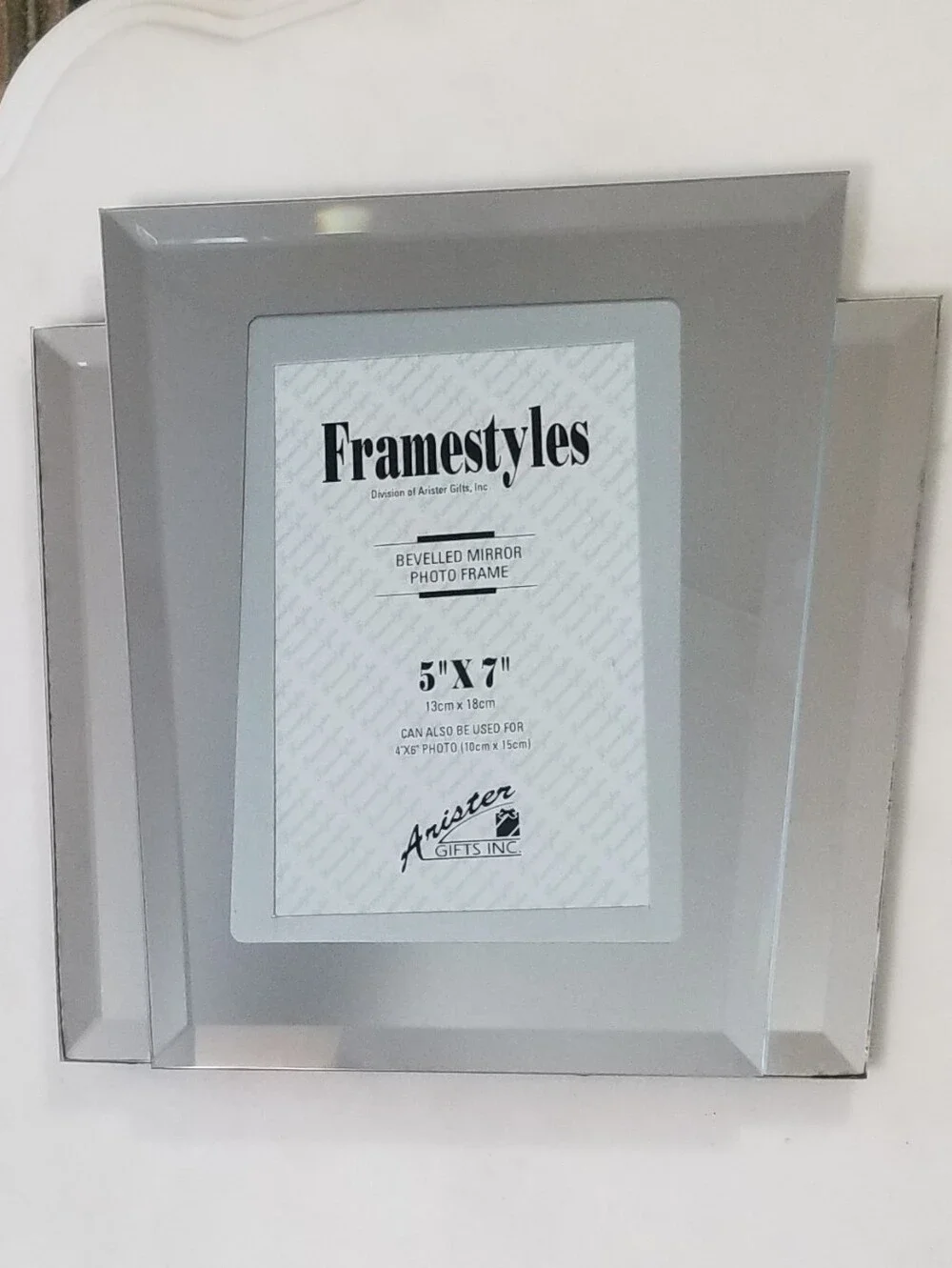 Vintage Art Deco Style Bevelled Mirror Frame NEW 1980's